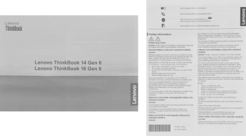 Ноутбук Lenovo Thinkbook  16 G6 IRL