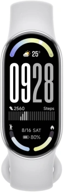 Фитнес-трекер Xiaomi Smart Band 10 AMOLED корп.:серебристый рем.:серый (BHR07PSGL)