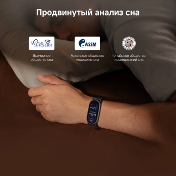 Фитнес-трекер Xiaomi Smart Band 10 AMOLED корп.:белый рем.:белый (BHR07Y5GL)