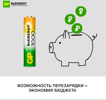 Аккумулятор GP 100AAAHCRGY-CRB10