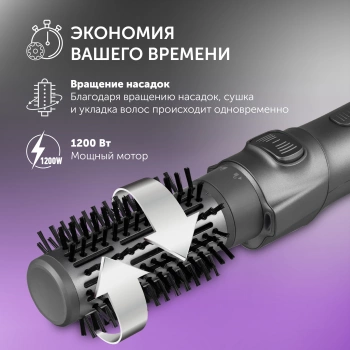 Фен-щетка Polaris PHSB 1100Ri