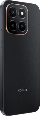 Смартфон Honor x6c 128Gb 6Gb полночный черный моноблок 3G 4G 2Sim 6.61