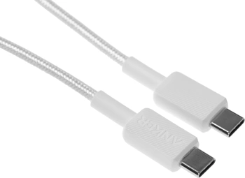 Кабель Anker A81F6H21 USB Type-C (m)-USB Type-C (m) 1.8м белый коробка