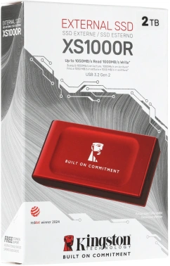 Накопитель SSD Kingston USB3.2 Gen2 2TB SXS1000R/2000GA
