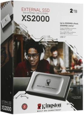 Накопитель SSD Kingston USB3.2 Gen2x2 2TB SXS2000/2000GA