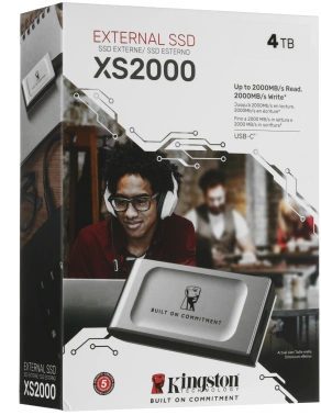 Накопитель SSD Kingston USB3.2 Gen2x2 4TB SXS2000/4000GA