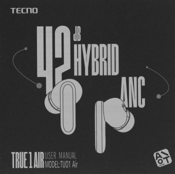 Гарнитура внутриканальные Tecno True 1 Air TU01