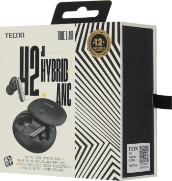Гарнитура внутриканальные Tecno True 1 Air TU01