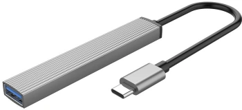 Разветвитель USB-C Orico AH-12F-GY-BP