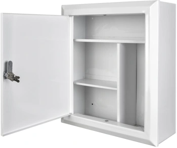 Шкаф Mastermann 3 навесной 350мм 140мм 400мм металл IP31 белый 7мм