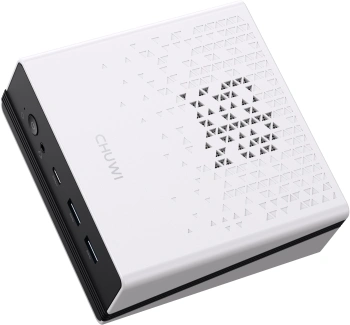 ПК Мини Chuwi UBox Ryzen 5 7430U (4.3) 16Gb SSD512Gb RGr Windows 11 Pro 2x2.5GbitEth WiFi BT 90W белый/черный