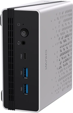 ПК Мини Chuwi UBox Ryzen 5 7430U (4.3) 16Gb SSD512Gb RGr Windows 11 Pro 2x2.5GbitEth WiFi BT 90W белый/черный