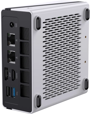 ПК Мини Chuwi UBox Ryzen 5 7430U (4.3) 16Gb SSD512Gb RGr Windows 11 Pro 2x2.5GbitEth WiFi BT 90W белый/черный