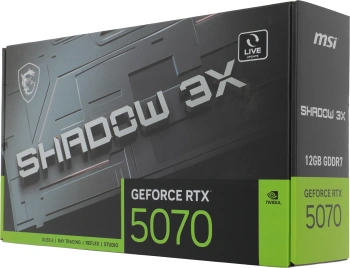 Видеокарта MSI PCI-E 5.0  RTX 5070 12G SHADOW 3X