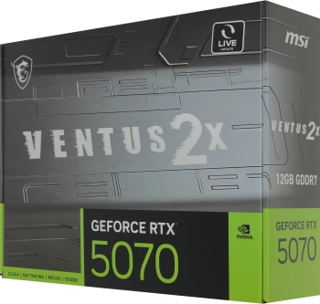 Видеокарта MSI PCI-E 5.0  RTX 5070 12G VENTUS 2X