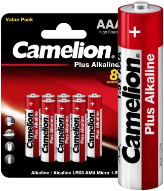 Батарея Camelion Plus Alkaline LR03-BP5+3
