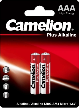 Батарея Camelion Plus Alkaline LR03-BP2