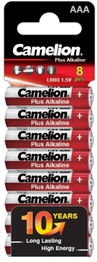 Батарея Camelion Plus Alkaline LR03-SP8