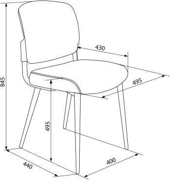 Стул для дома Бюрократ  CH-K8