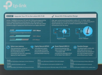 Сетевой адаптер Wi-Fi TP-Link Archer TXE50UH