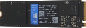 Накопитель SSD WD PCIe 4.0 x4 500GB WDS500G4B0E SN5000