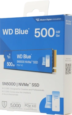 Накопитель SSD WD PCIe 4.0 x4 500GB WDS500G4B0E SN5000