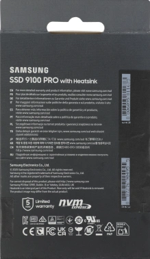 Накопитель SSD Samsung PCIe 5.0 x4 1TB MZ-VAP1T0CW 9100 Pro