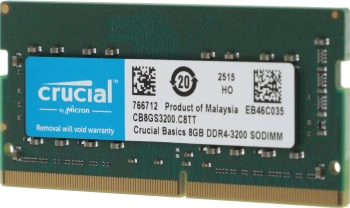 Память DDR4 8GB 3200MHz Crucial  CB8GS3200