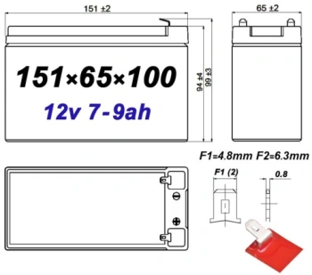 Батарея для ИБП BB HRL 9-12XP