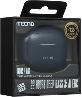 Гарнитура внутриканальные Tecno Buds 4 Air BD04