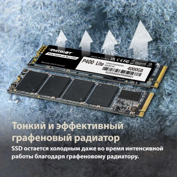 Накопитель SSD Patriot PCIe 4.0 x4 1TB P400LP1KGM28H