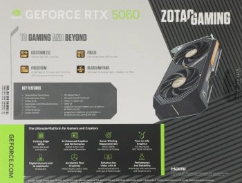 Видеокарта Zotac PCI-E 5.0  RTX 5060 AMP