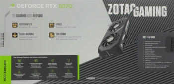 Видеокарта Zotac PCI-E 5.0  RTX 5070 TWIN EDGE