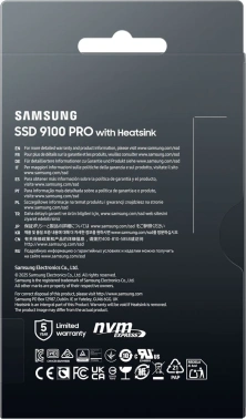 Накопитель SSD Samsung PCIe 5.0 x4 4TB MZ-VAP4T0CW 9100 Pro