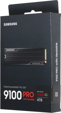Накопитель SSD Samsung PCIe 5.0 x4 4TB MZ-VAP4T0CW 9100 Pro