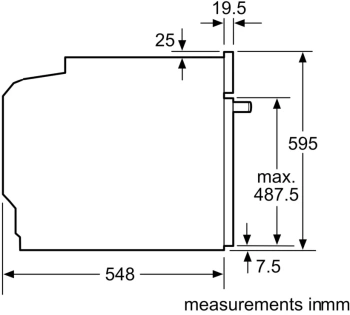 Духовой шкаф Электрический Bosch Serie 4 HUA736EV0T
