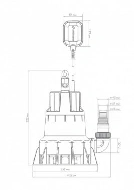 Насос дренажный Джилекс Дренажник 650/17