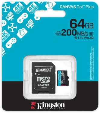 Флеш карта microSDXC 64GB Kingston  SDCG4/64GB