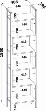Стеллаж Сокол  СТ-402