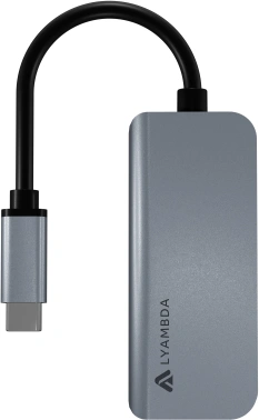 Разветвитель USB-C Lyambda LC105