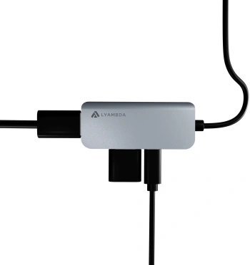 Разветвитель USB-C Lyambda LC105