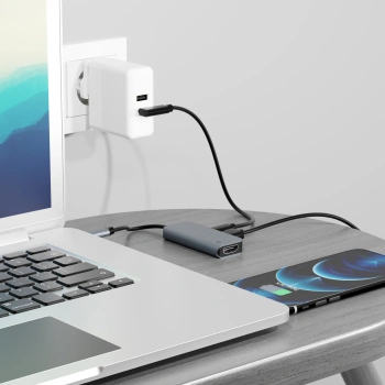 Разветвитель USB-C Lyambda LC105