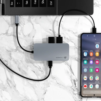 Разветвитель USB-C Lyambda LC118