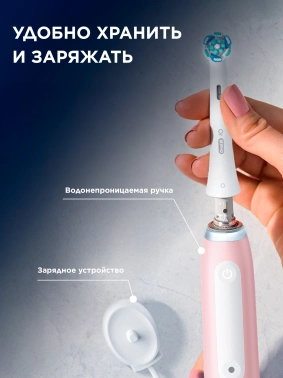 Зубная щетка электрическая Oral-B IO_S3_BLUSH PINK