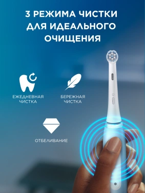 Зубная щетка электрическая Oral-B iO_S3_Ice Blue