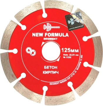 Диск отрезной по бет. Trio-Diamond (S202) d=125мм d(посад.)=22.23мм (угловые шлифмашины/дрели)