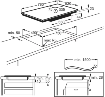 Индукционная варочная поверхность Electrolux EIV83443CT
