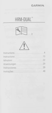 Фитнес-трекер Garmin  HRM-Dual Heart rate sensor