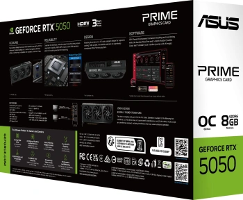 Видеокарта Asus PCI-E 5.0  PRIME-RTX5050-O8G