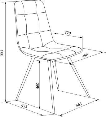 Стул для дома Бюрократ  CH-K1